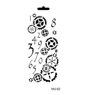 Cadence Mix Media Stencil 10x20 cm. MU-62 