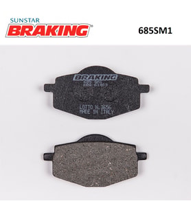 YARI METALİK FREN BALATASI / YAMAHA / YBR 125 / 125cc / ÖN  / 2005-2006-2007-200