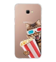 PrintiFy Samsung Galaxy J4+ Plus ile Uyumlu 1 Kamera Korumalı Şeffaf Kılıf