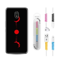 Xiaomi Redmi 8A 8 Pro 9C 9T 10C 11T Pro Kılıf Kablo Koruma Spiral Silikon Red Moon 1710