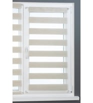 Hazır Briz Zebra Perde Balkon Kapısı Perdesi ve Pencere Cam Perdesi (A.Krem)