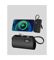 PD 20W Hızlı Şarjlı Kablolu ve Kablosuz Kullanım Sunan Powerbank