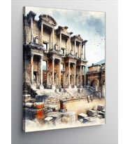 Kanvas Tablo Efes Celsus Kütüphanesi