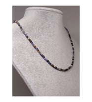 Sodalit Taşı 3mm Kolye (SABİT KLİPSLİ) (41300)