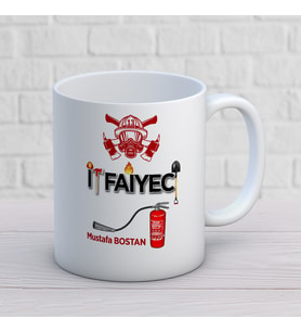 KİŞİYE ÖZEL İTFAİYECİ MESLEK KUPA BARDAK