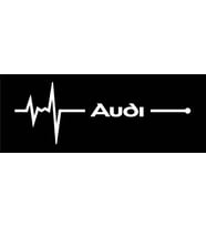 A udi Nabız Kalp atışı sticker 2 adet