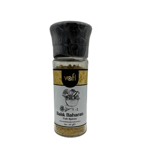 Vafi Cam Değirmen Kapak Serisi Balık Baharatı 60 gr