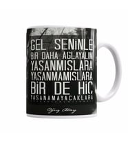 Oğuz Atay Söz Kupa Bardak Porselen