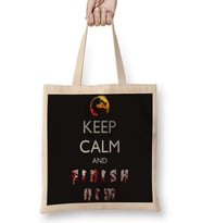 Mortal Kombat Keep Calm And Finish Keep Calm Bez Çanta Uzun Saplı