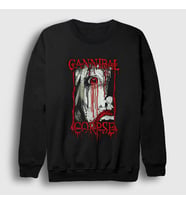 Presmono Unisex Siyah Tears Cannibal Corpse Sweatshirt 33077tt