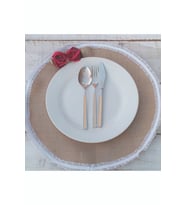 Yuvarlak 6'lı Set Jüt Servislik