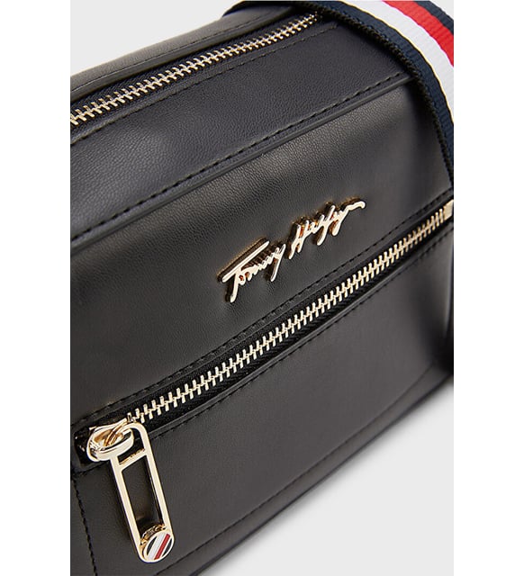 Tommy Hilfiger İkonik Fermuarlı Çıkarılabilir Omuz Askılı Çanta