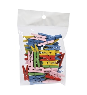 Südor Renkli Ahşap Mandal Küçük - 3 paket