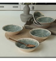 Keramika Maya Hitit Yemek Tabağı 18 Cm 6 Adet - 20790