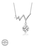 SWAROVSKİ TAŞLI RİTİM 925 AYAR GÜMÜŞ KOLYE