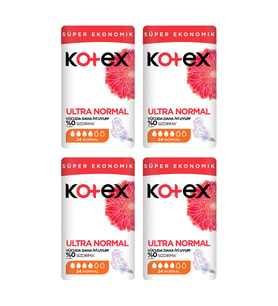 Kotex Ultra Normal 24 lu Ped x 4 Adet