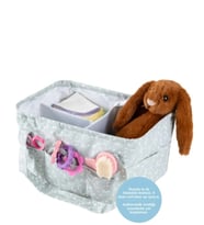 Mey İthalat® Katlamalı Anne & Bebek Organizer 795 Yeşil Çiçek