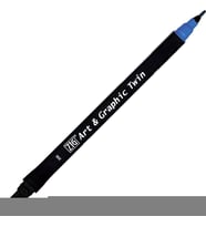 Zig Art & Graphic Twin Marker Çizim Kalemi 3 Blue 