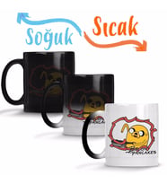 Adventure Time Bacon Pancakes 09 Sihirli Kupa Bardak Porselen