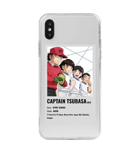 Iphone X ve XS Uyumlu Tsubasa Poster Tasarımlı Şeffaf Telefon Kılıfı