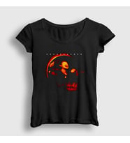 Presmono Kadın Siyah Superunknown Soundgarden Rock T-Shirt 425012tt
