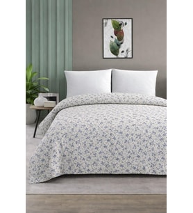 Çift Kişilik Pike Yatak Örtüsü%100 Pamuk 220x230 Zeytin Yaprak
