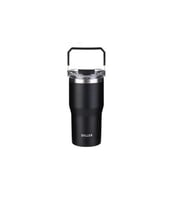 VAGONLİFE DILLER ÇELİK PİPETLİ / PİPETSİZ KULLANIM TUTMA SAPLI MATARA/TERMOS D9168 620ML BLACK