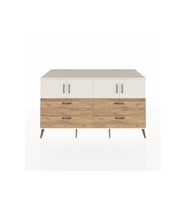 Kronos Konsol 2 Raflı 4 Çekmeceli 4 Kapaklı 176x59x99 Aytaşı-Aytaşı/Çam