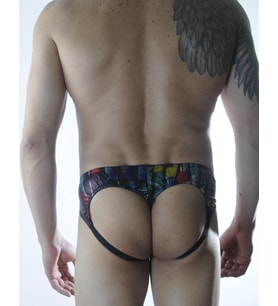 Mulvxbrf Brf02 Erkek Renkli  Jockstrap İç Giyim (Mulvix)