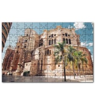 Cakapuzzle İspanya Muhteşem Katedral ve Gökyüzü Puzzle Yapboz MDF (Ahşap) (120 Parça)