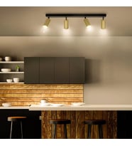 RİOLİGHT MODERN MAFSALLI HAREKETLİ MAT ALTIN MAT GOLD KAPLAMA BAŞLIK LED SPOT AVİZE(AMPUL DAHİLDİR)