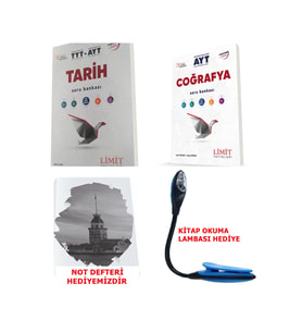 Limit Yayınları 2024-2025 Müfredat AYT Tarih Coğrafya Soru Bankası Yeni Nesil Tamamı Video Çözümlü Full Set (Çok Renkli)