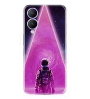 Vivo Y17S Kılıf Resimli Desenli Silikon Platinium Series Astro Purple2 1907