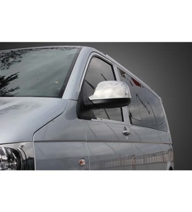 Kolaylı Spider Volkswagen T5 Transporter (03-10) Ayna Kapağı 2 Parça Abs Krom