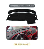 MERCEDES VİANO W447 2014+TORPİDO KORUMA HALISI GRİ KENAR
