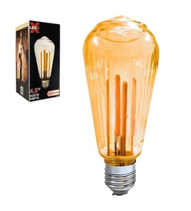 ST-64 Kırılmaz Gövde 4,5 Watt Çizgili Rustik Ampul (4767)