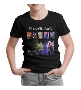 Dream Theater - Konser Siyah Çocuk Tshirt