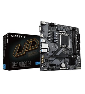 GIGABYTE B760M H DDR5 8000MHZ 1XVGA 1XHDMI 1XM.2 USB 3.2 MATX 1700P (12. / 13. VE 14. NESİL İŞLEMCİ