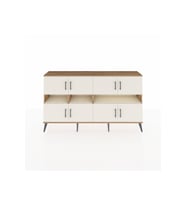 Arges Konsol 8 Raflı 8 Kapaklı 176x30x99 Çam-Aytaşı