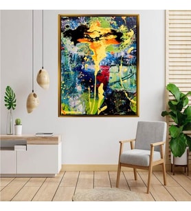 Altın  Çerçeveli tablo n1518
