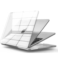 MacBook PRO M1 / M2 13'' ile Uyumlu Sert Polikarbonat Koruyucu Kılıf (A1706/A1708/A1989/A2159/A2251/A2289/A2338) (Super Şeffaf)