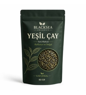 BlackSea Organics Yeşil Çay 80 Gr Yeni Mahsül Katkısız ve Doğal