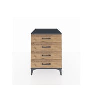 Kronos Komodin 4 Çekmeceli 60x59x80 Antrasit-Çam