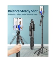Bluetooth Kumandalı 153cm Tripod Selfie Çubuğu, GoPro Uyumlu, 360° Pan Özellikli