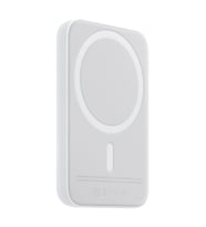 Magsafe Battery Pack Powerbank 5000 mAh Apple iPhone Telefon Uyumlu Kablosuz Şarj (Beyaz)