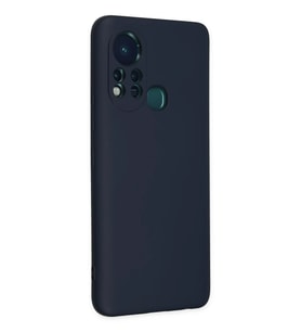 Newface İnfinix Hot 11s Kılıf Nano içi Kadife Silikon - Lacivert