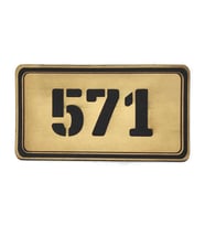 571 Deri PEÇ- Arma - Patch (Taba)