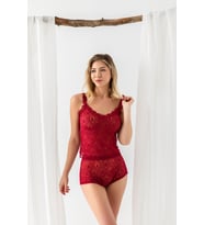 DEVORE TRANSPARAN ATLET, BOXER TAKIM SİYAH (ETR31833)