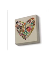 Fransa Sembolleri Baskılı Taş Magnet 5X5
