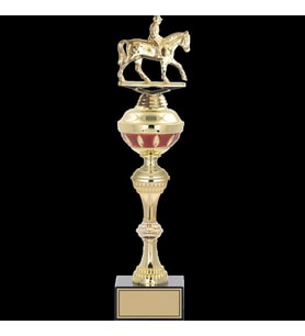 ODAK KUPA - Figürlü Kupalar - At / Binici Figürlü Kupalar FG-064 C - 44 cm